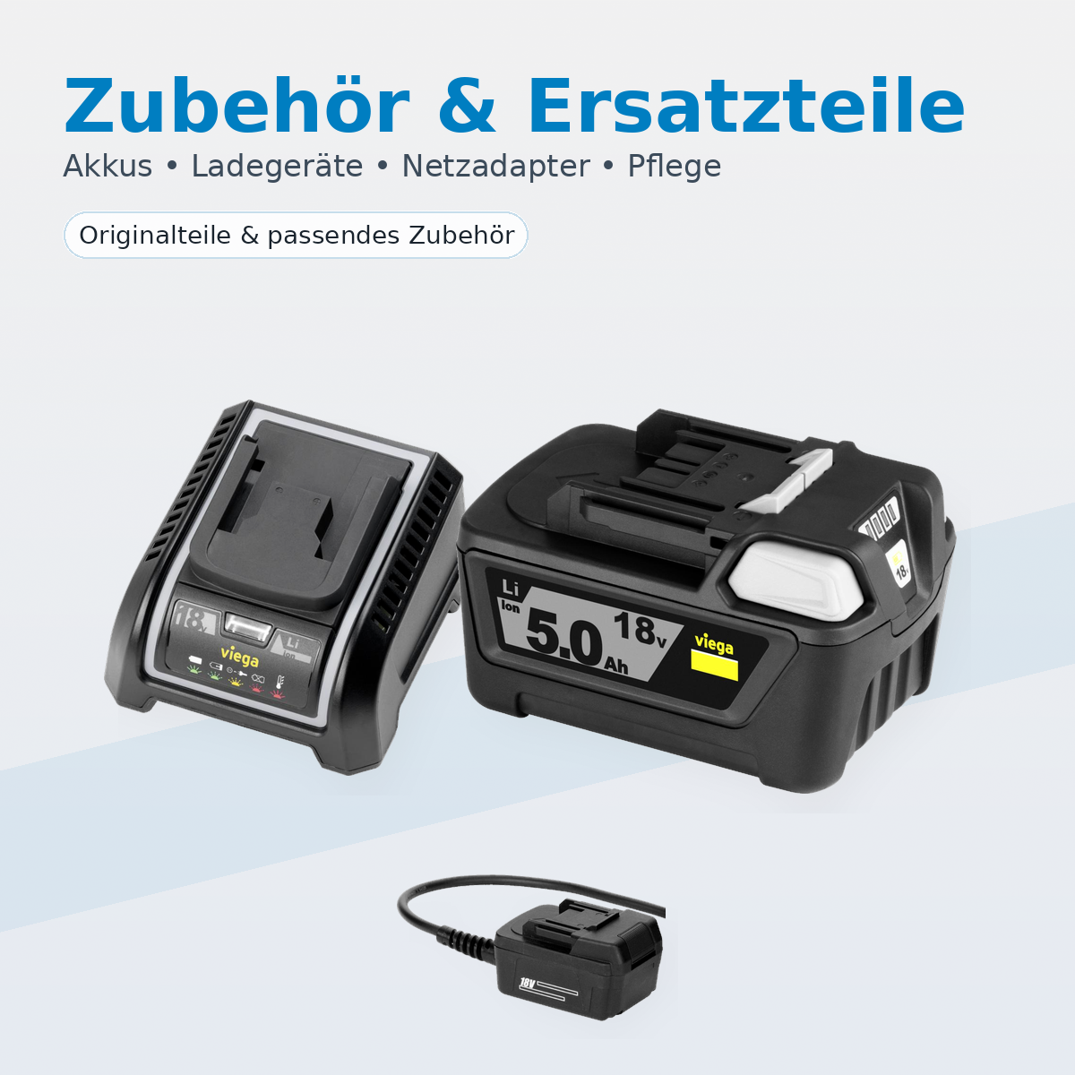 Akkus, Ladegeräte & Ersatzteile