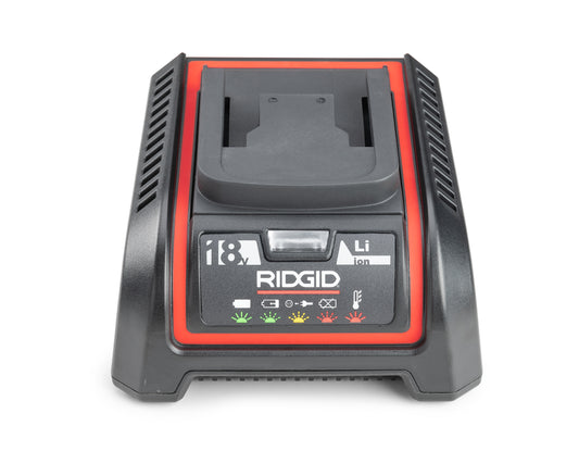 RIDGID Ladegerät RBC-30 18V Lithium-Ion Akkus (2,5/5,0 Ah) – Art.-Nr. 56523