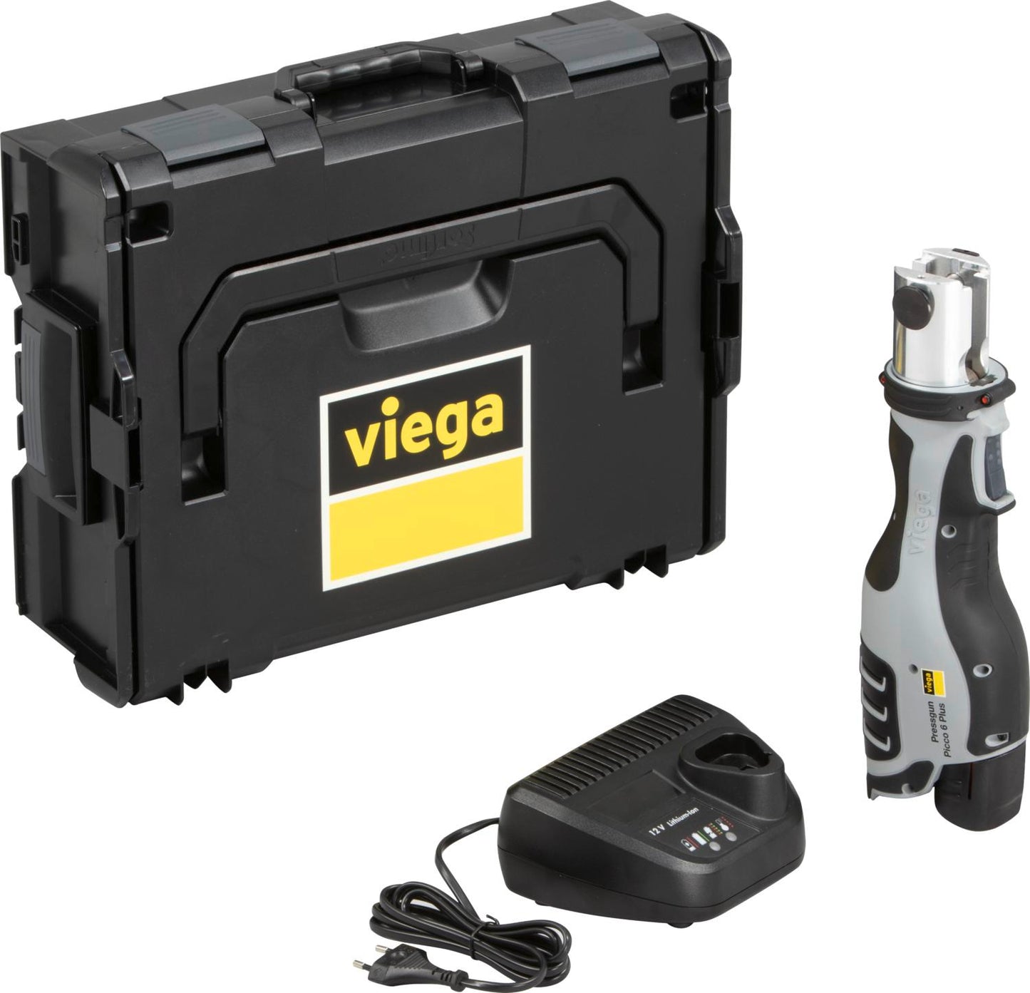 Viega Pressgun Picco 6 (18V/2,5Ah) oder Picco 6 plus (12V/4,0Ah) – Akku-Pressmaschine inkl. Koffer | Art.-Nr. 790868, 795801